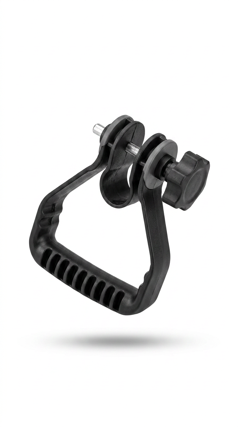 Installation accessories: handle, clamp, bolts and spanner